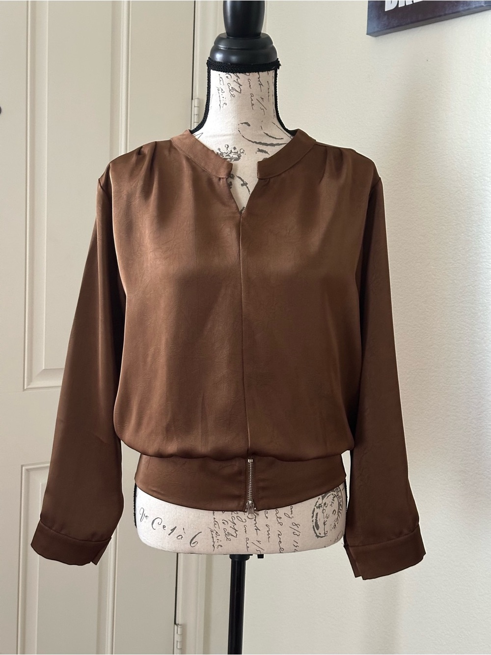 Fashion Silk Long sleeve